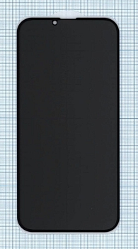 Защитное стекло Privacy "Анти-шпион" для Apple iPhone 13 Pro Max, черное