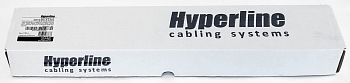 SHE19-8SH-S-2.5IEC Блок розеток для 19" шкафов, горизонтальный, с выключателем с подсветкой, 8 розеток Schuko (10A), 250В, кабель питания Hyperline
