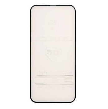 Защитное стекло 5D для Apple iPhone 13 Pro Max, черный (без упаковки)