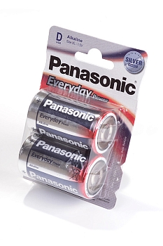 Батарейка (элемент питания) Panasonic Everyday Power LR20EPS/2BP LR20 BL2, 1 штука